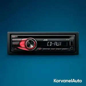 Estéreo JVC KD-R338 radio 1 DIN – Reproductor CD y Entrada AUX con Control Remoto