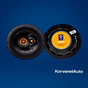 Bocinas Coaxiales Quantum Audio QS65 6.5” – 3 Vías, 200W Máx / 55W RMS, Sonido de Alta Calidad