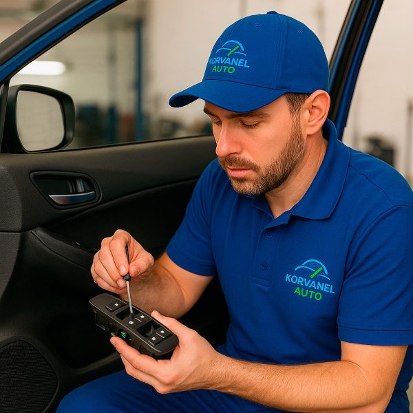 Mantención de Botonera de Alzavidrio – Servicio Lado del Conductor en KorvanelAuto