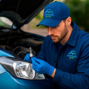 Cambio de Ampolleta en Vehículos – Servicio Rápido y Seguro en KorvanelAuto