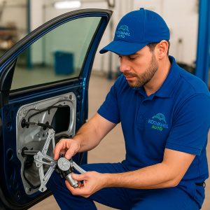 Cambio de Cremallera de Alzavidrio – Servicio por Puerta en KorvanelAuto