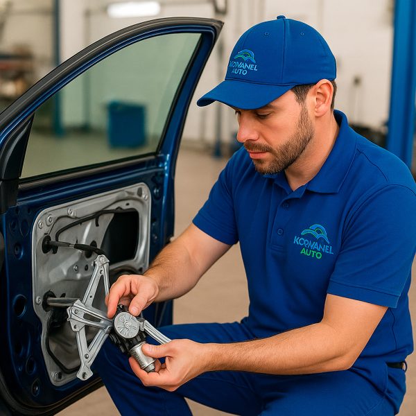 Cambio de Cremallera de Alzavidrio – Servicio por Puerta en KorvanelAuto