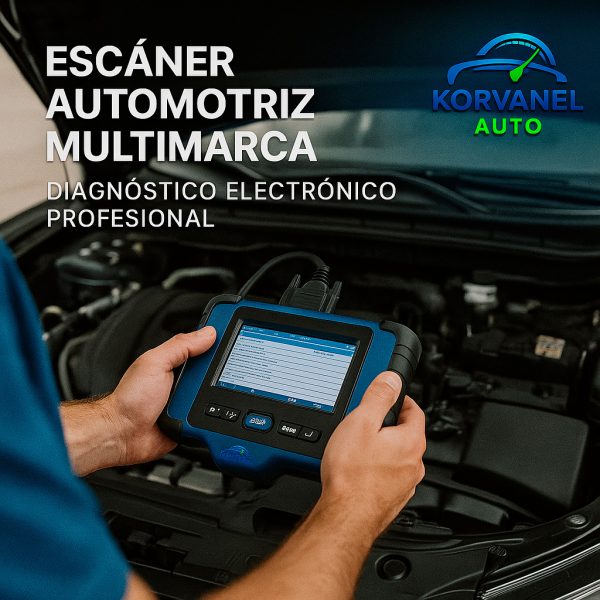 Escáner Automotriz Multimarca – Diagnóstico Electrónico Profesional en KorvanelAuto