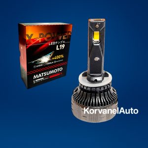 Ampolletas Super LED 880-L19 Matsumoto – 14.000Lm por Ampolleta, 40W, 12V, con CANBUS y Ventilador, Luz Blanca Clean