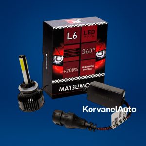 Ampolletas 880 LED 360° Matsumoto – 12.000Lm, 35W, 12V, con Ventilador, Luz Blanca
