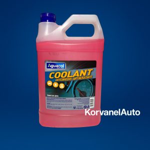 Coolant Rojo Aguacol -1° 4 Litros – Refrigerante Anticorrosivo con Lubricante, Trazador Rojo, Listo para Usar