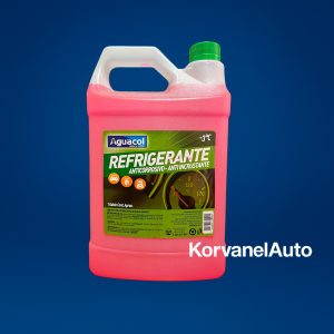 Refrigerante Anticongelante Rojo Aguacol -3° 4 Litros – Protección Anticorrosiva y Antisarro, Listo para Usar