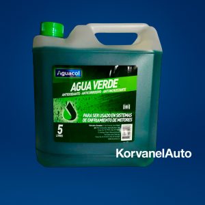 Agua Refrigerante Verde Aguacol 5 Litros – Protección Anticongelante y Anticorrosiva para Radiadores
