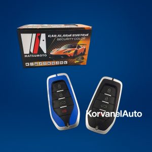Alarma Matsumoto Colormax con Código Variable – Controles Azul y Negro