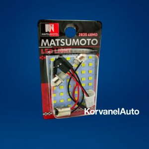 Luz Interior de Techo LED Universal para Autos – Iluminación Blanca y Moderna