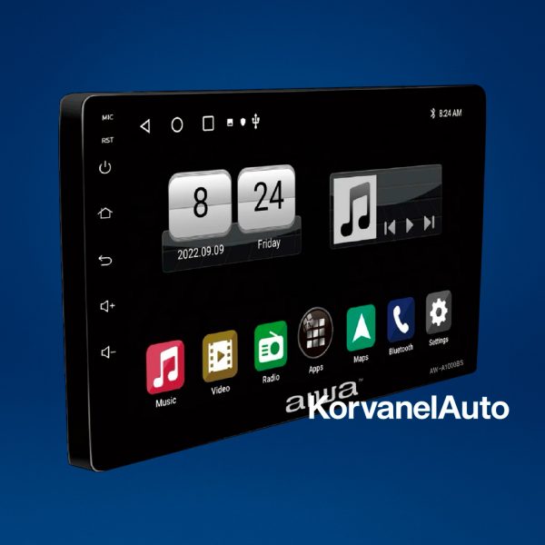 Radio Android AIWA AW-1000BS 10" HD | CarPlay, Android Auto, Bluetooth, GPS, WiFi