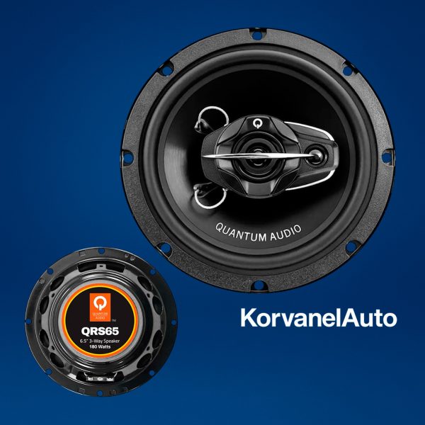 Parlantes Quantum Audio QRS65 6.5” 180W Máx 60W RMS | Sonido Nítido y Potente para Autos