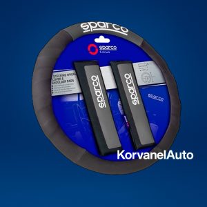 Cubre Volante + Almohadillas para Cinturón SPC1111KGR | Antideslizante, Ajuste Universal
