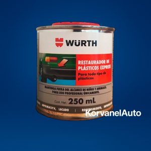 Restaurador de Plásticos Wurth EXPRESS 250g – Brillo y Protección por Hasta 6 Meses