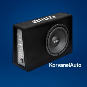 Subwoofer Aiwa AW-101BX 10" Slim Amplificado 120W – Bajo Potente en Formato Compacto