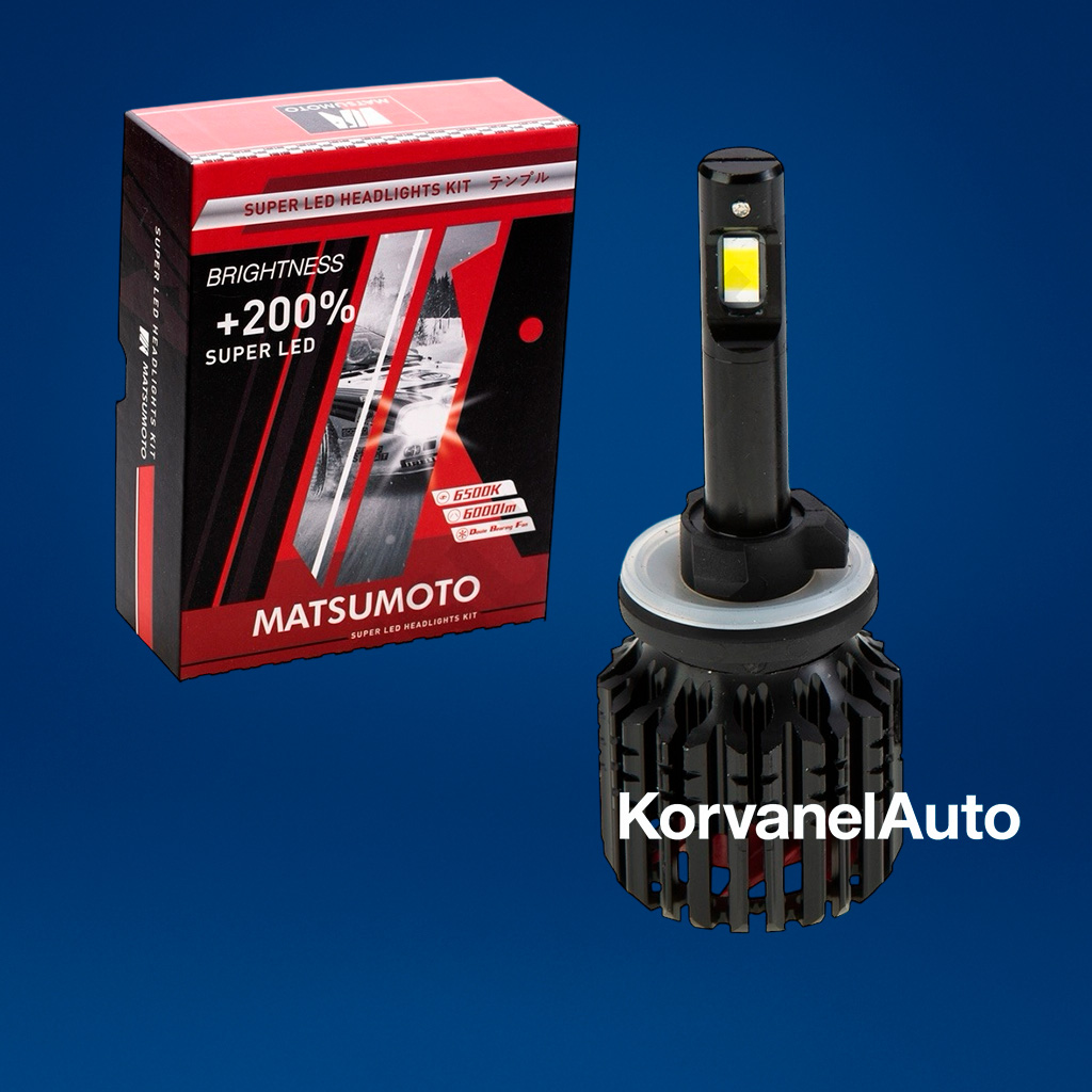 Ampolletas LED Premium 880 Matsumoto L24 – 12.000 Lúmenes (6.000 x Ampolleta) 55W