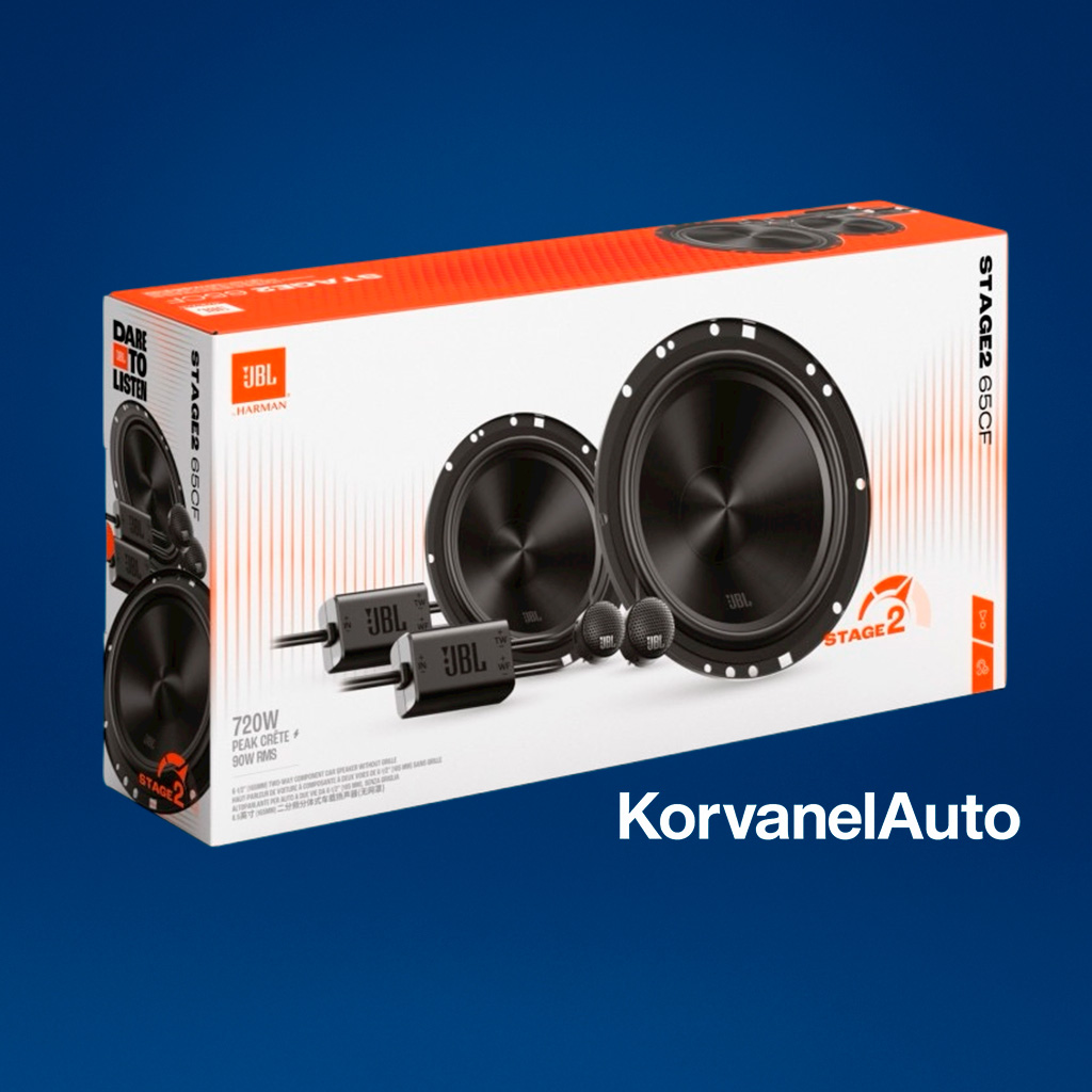 Parlantes Componentes JBL Stage2 65CF 6.5” – 720W Máx / 90W RMS con Tweeters y Crossovers - Imagen 2